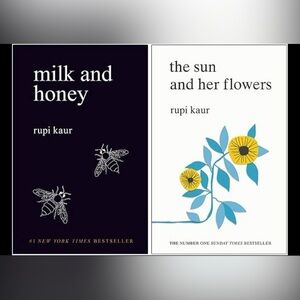 Milk And Honey And The Sun And Her Flowers By Rupi Kaur (2 Books)